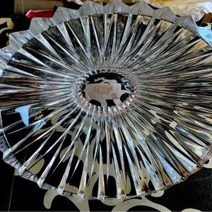 Mikasa Excelsior XY 379/743 Flair Bowl 9" Slovenia Crystal Glass Oval Dish